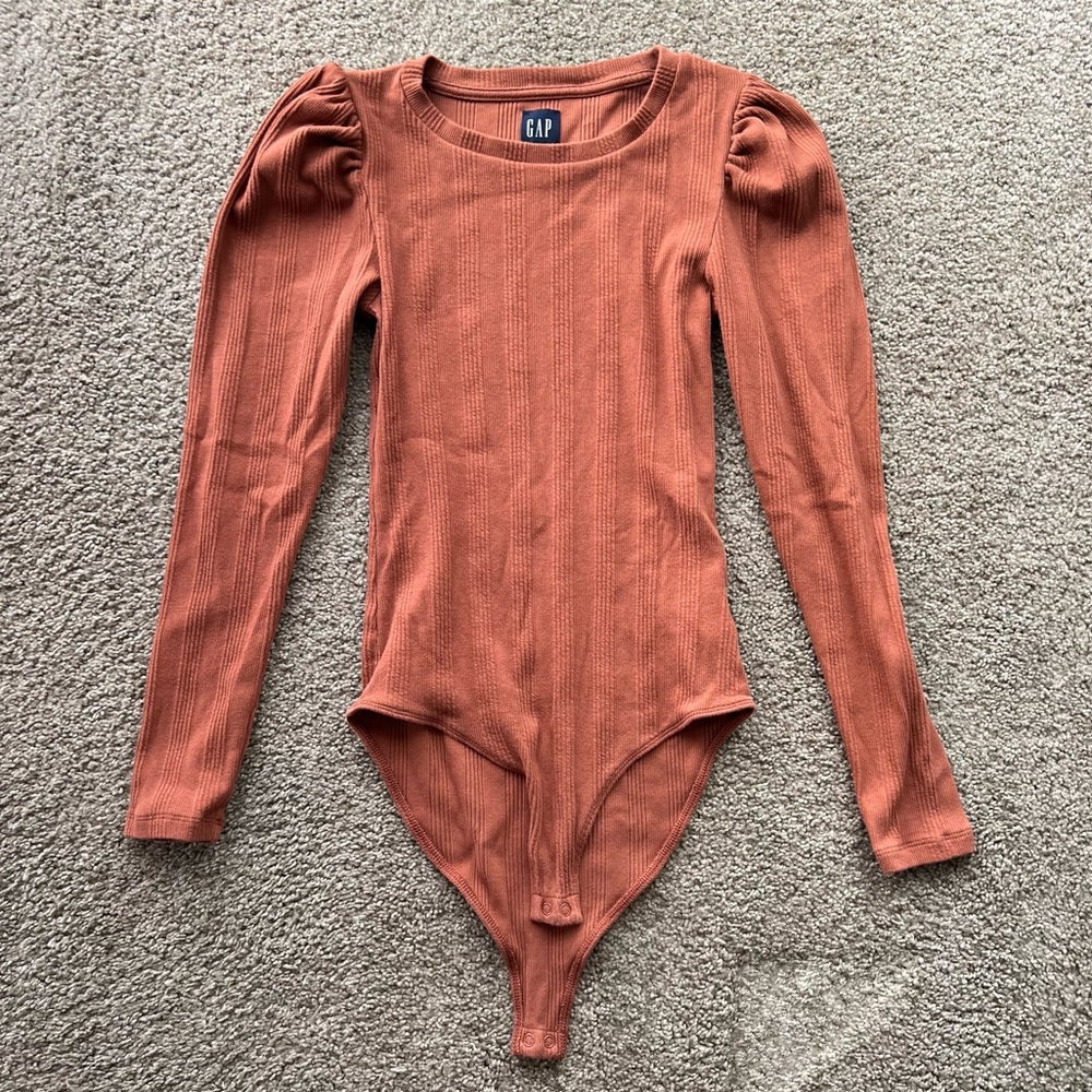 GAP Long sleeve Orange Bodysuit 🧡